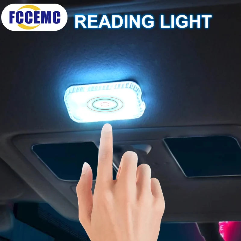 Luz LED Táctil Recargable para Auto – Mini e Inalámbrica