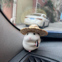 Hamster Car Accessories New Console Cute Doll Car Interior Pendant Car Decoration  Cool Car Decoration