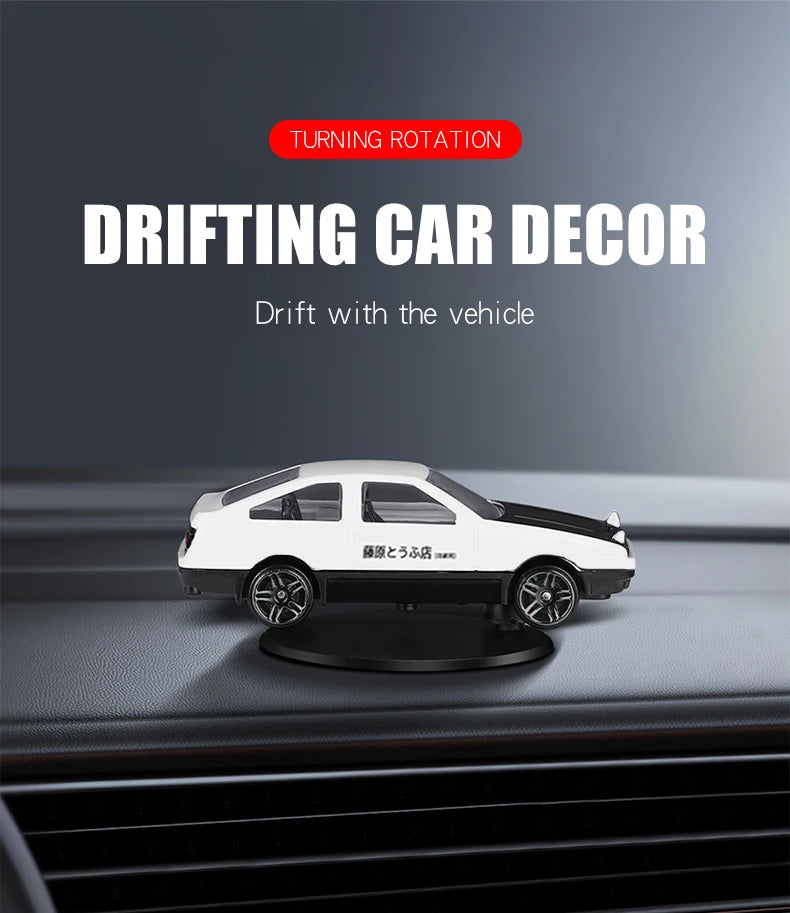 Drift race car ornaments dashboard model sway swing turn cool fun sports racing interior accessories decor items decorations men