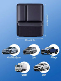 Car Rear Seat Back Hanging Storage Bag Multi-Compartment Auto Organizer Waterproof Universal for SUV Sedan