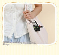 Potdemiel  Cartoon Dragon Glow Pendant Toothless Plush Glowing Keychain Pendant Cartoon Ornament Backpack Charm Gift For Fans