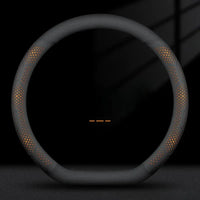 O/D Type Nappa Leather Car Steering Wheel Cover Universal Steering Wheel Cover Steering Wheel Accessories Anti Slip Handle Cover