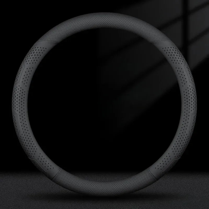 O/D Type Nappa Leather Car Steering Wheel Cover Universal Steering Wheel Cover Steering Wheel Accessories Anti Slip Handle Cover