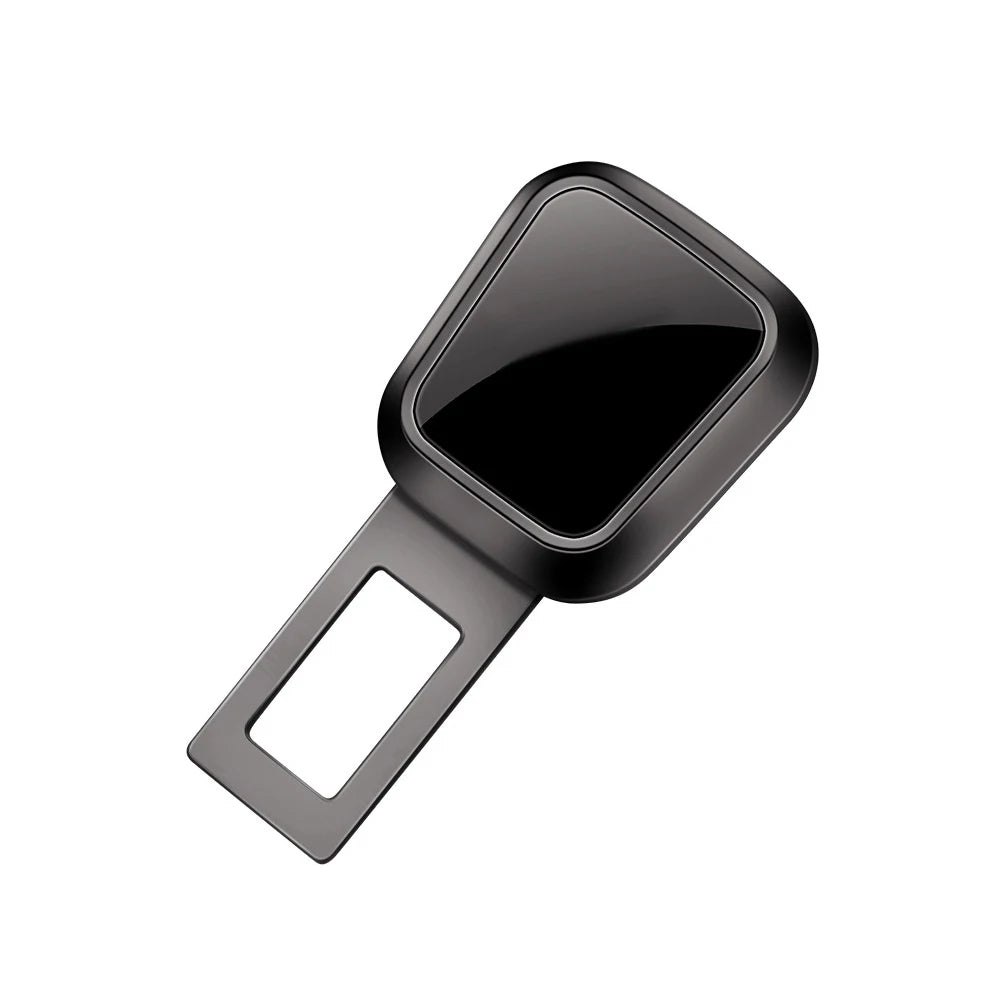 2PCS Car Seat Belt Clip Extender Safety Buckle for Tesla Porsche Thick Insert Socket Lock Buckle Plug - Automotive Safety