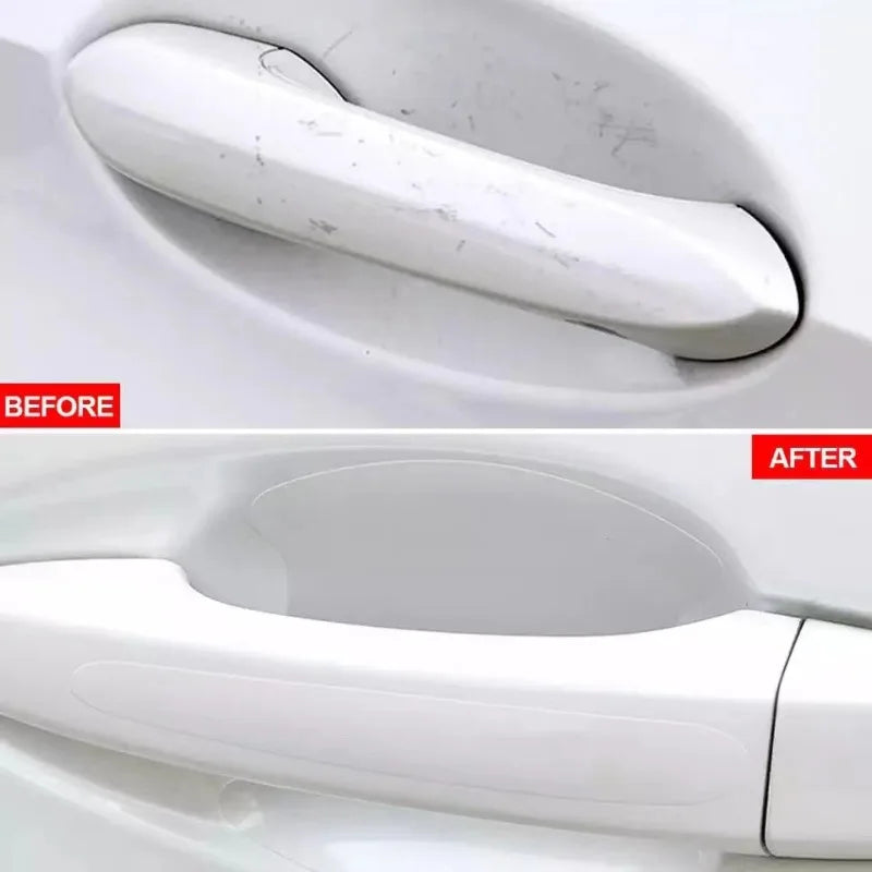 Protector Transparente Antirayones para Manijas de Auto – 8 Piezas