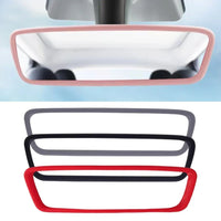 Anti Slip Rearview Mirror Protector Trim Silicone Frame Protection Strip for Tesla Model 3 Y Car Interior Decor Accessories
