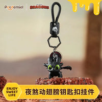 Potdemiel  Cartoon Dragon Glow Pendant Toothless Plush Glowing Keychain Pendant Cartoon Ornament Backpack Charm Gift For Fans