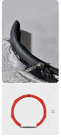 2026 NEW NAPPA Car Steering Wheel Cover Booster Cover For Ford Mustang S197 S650 Diameter 38cm Breathable Non-slip Accessories