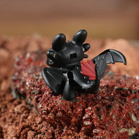 Potdemiel  Cartoon Dragon Glow Pendant Toothless Plush Glowing Keychain Pendant Cartoon Ornament Backpack Charm Gift For Fans