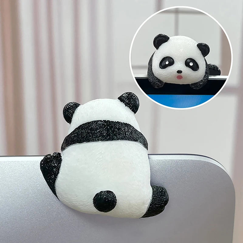 Cute Screen Ornaments Monitors Easy-Lying Animal Ornaments Car Navigator Screen Ornaments Computer TV Monitors Animal Ornaments