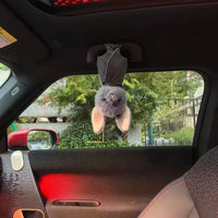 Kartoon 22cm Bat Cartoon Funny Design Bat Plushies Soft Stuffed Grey Bat Stuffed Animal Car Decoration