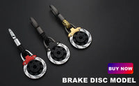 Car Mirror Rearview Pendant Auto Interior Decor Pendants Aluminum Wheel With Shock Absorber Ornament Hanging Accessories