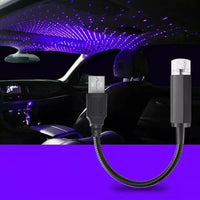 Proyector LED Cielo Estrellado para Auto – Efecto Galaxia USB