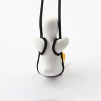 Gypsum Cute Anime Car Accessory Swing Duck Pendant Auto Rearview Mirror Ornaments Birthday Gift Couple Accessories