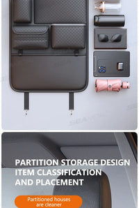 Organizador Premium para Respaldo de Auto