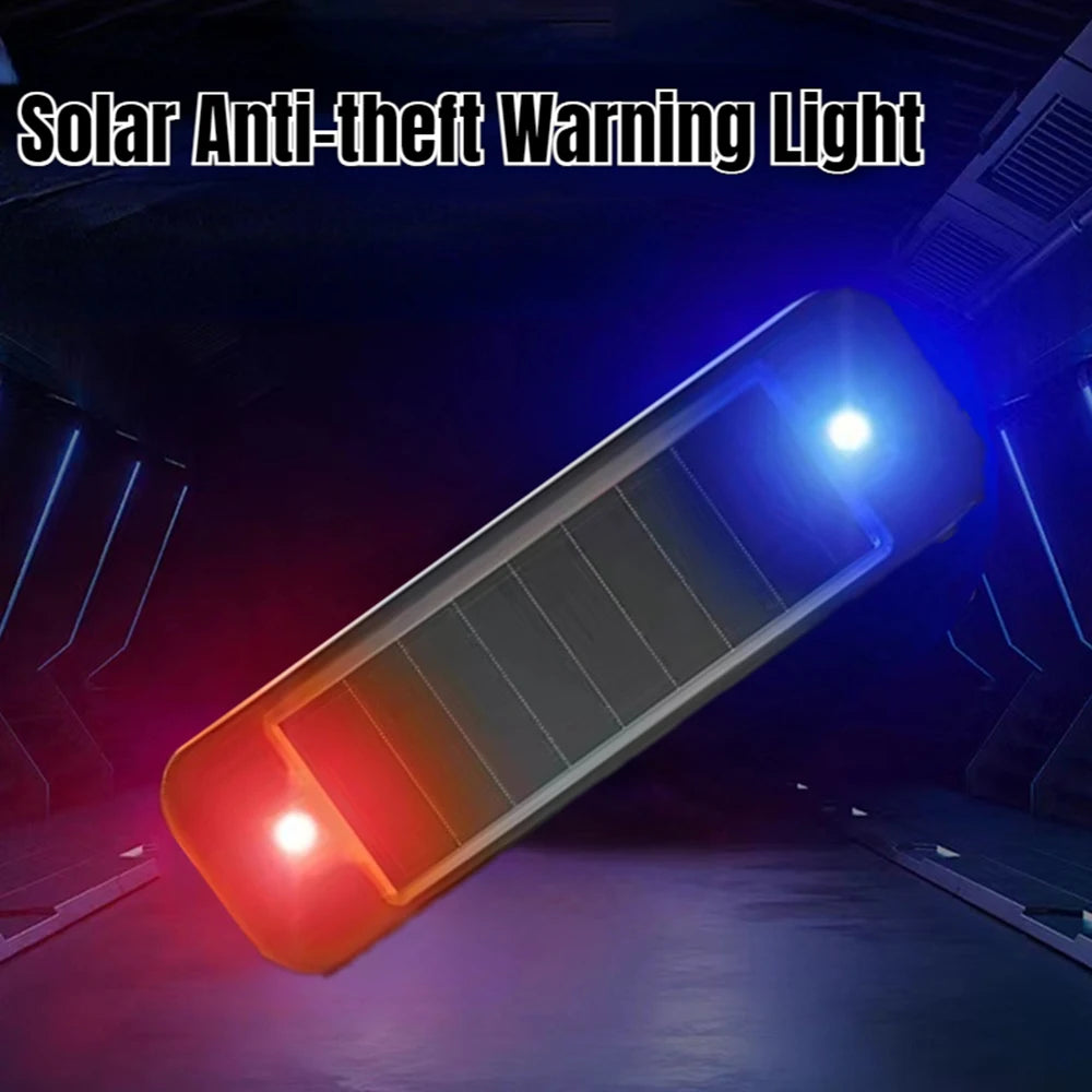 Luz LED Solar Antirrobo para Auto – Alarma Simulada