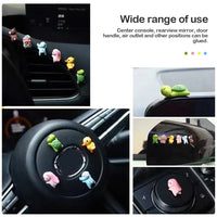 6/1pcs Cute Animal Ornament Car Center Console Display Screen Ornament Car Rearview Mirror Bike Little Turtle Cute Pendant Doll