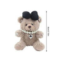 Car Decoration Interior Decoration Bear Screen Ornaments Plush Cartoon Cute Bear Car Center Console Decoration