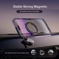 Strong Magnetic Cell Phone Holder Car 360° Swivel Adjustable Back Sticker Holder Magsafe for IPhone 15 Samsung Xiaomi Universal