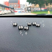 5/10/20PCS Cute Black Elf Car Interior Decoration Funny Auto Center Console Rearview Mirror Ornaments For Car Accessories