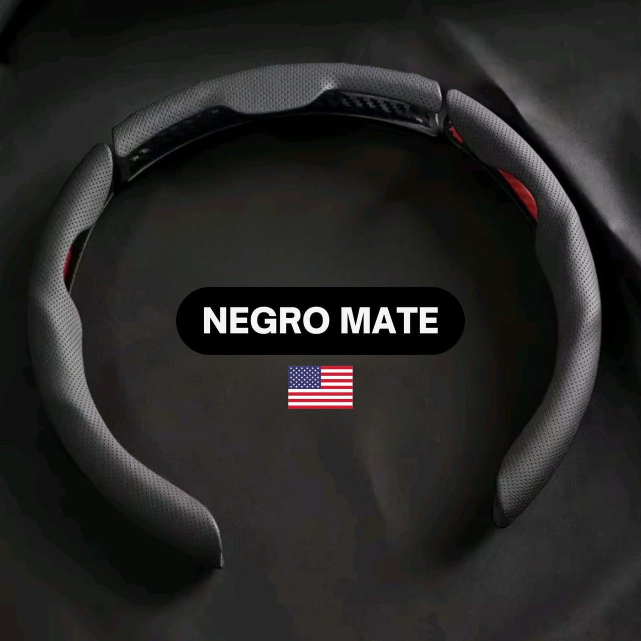 Volante fibra carbon ABS premium