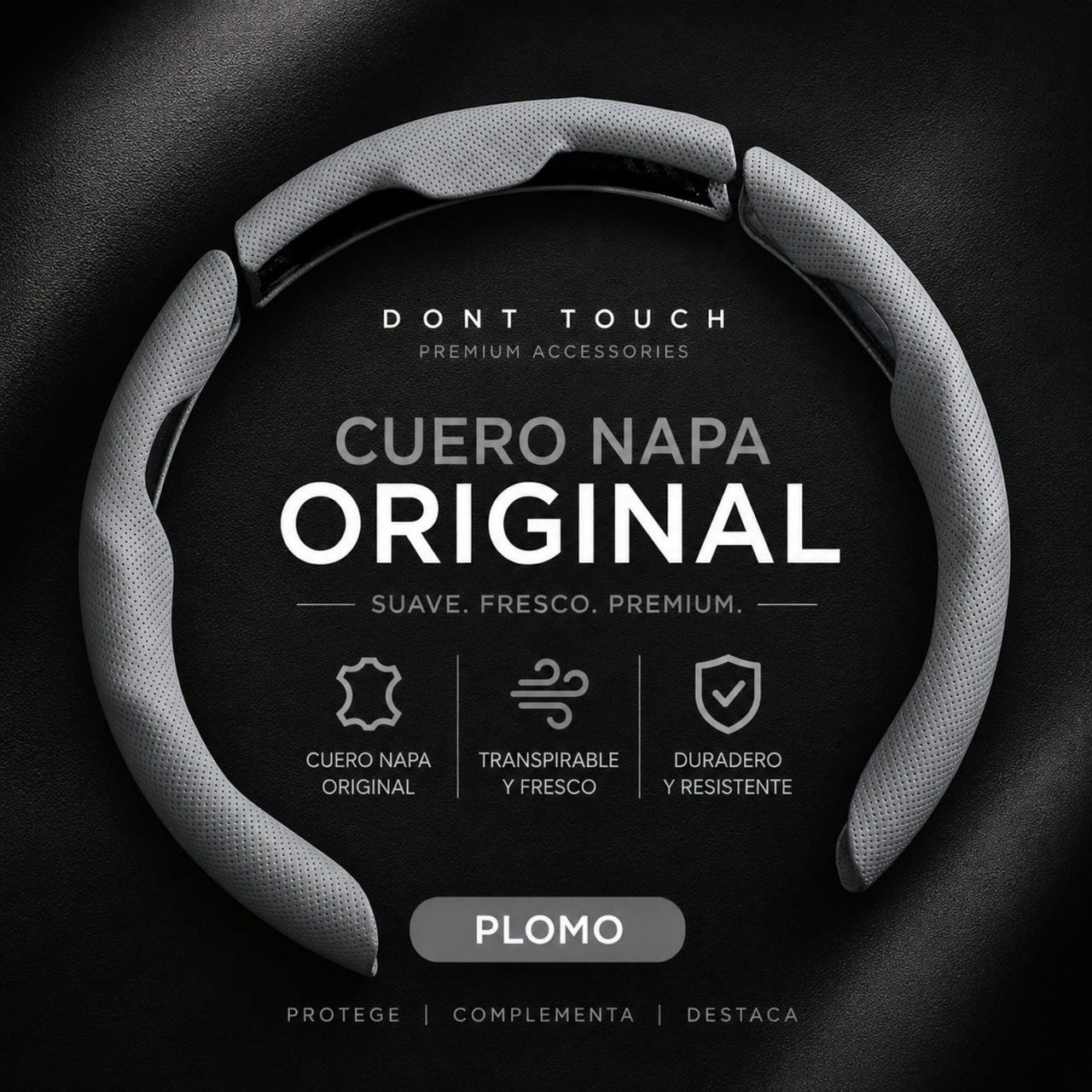 Funda de Volante Cuero Nappa – Antideslizante y Confortable