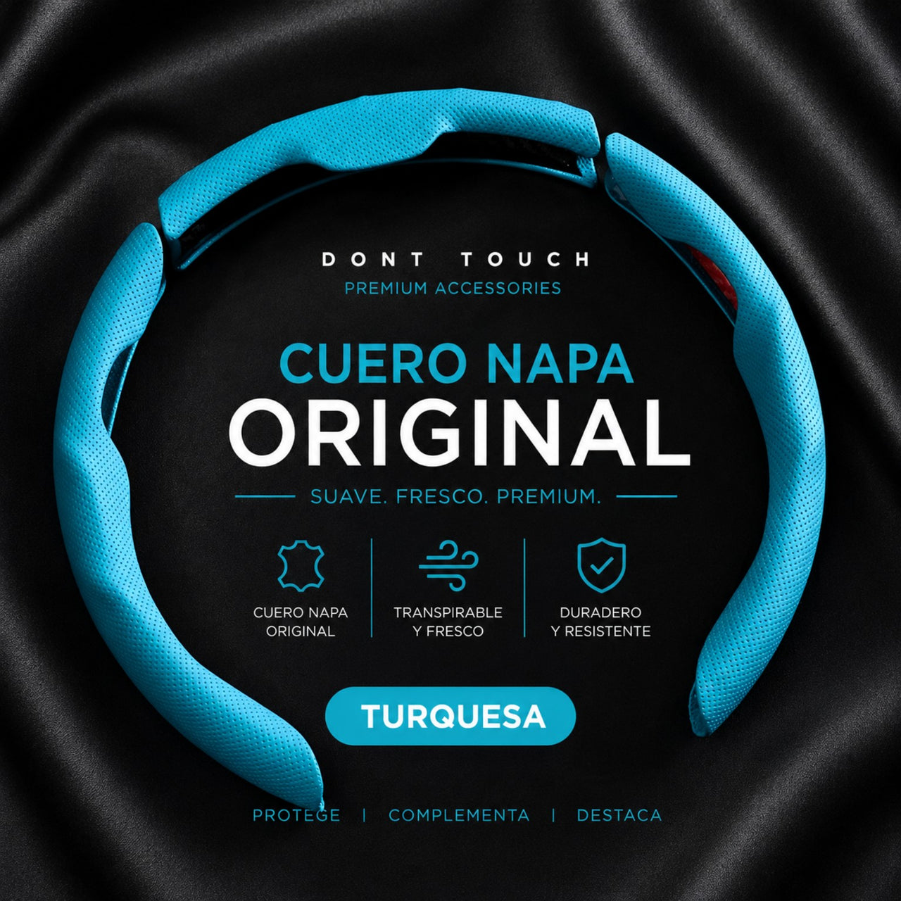 Funda de Volante Cuero Nappa – Antideslizante y Confortable