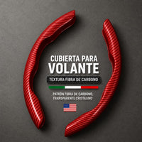 Funda Volante fibra carbon ABS premium