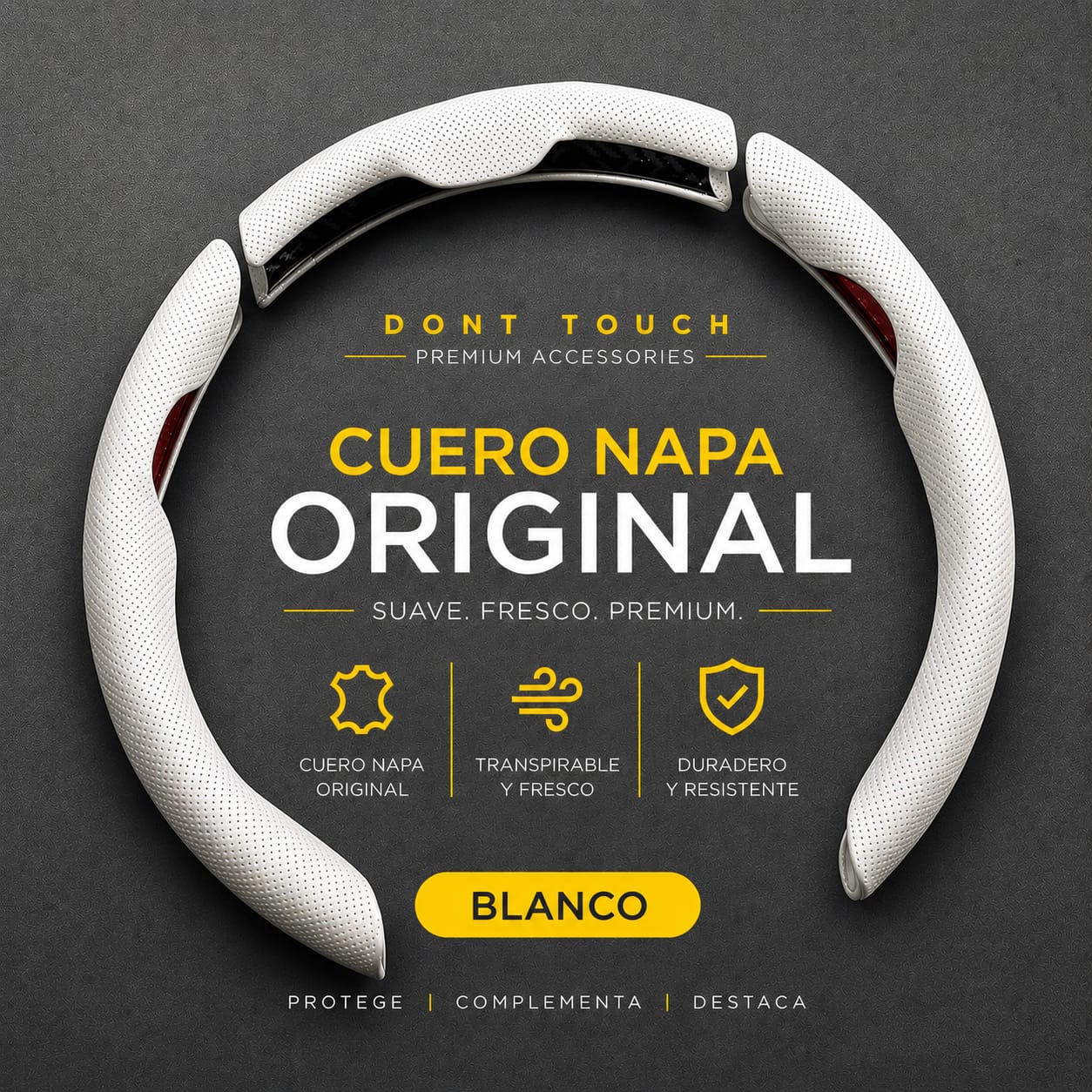 Funda Volante fibra carbon ABS premium