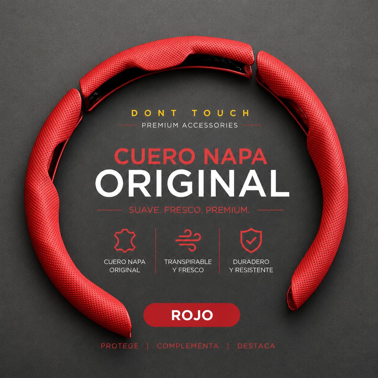 Funda Volante fibra carbon ABS premium