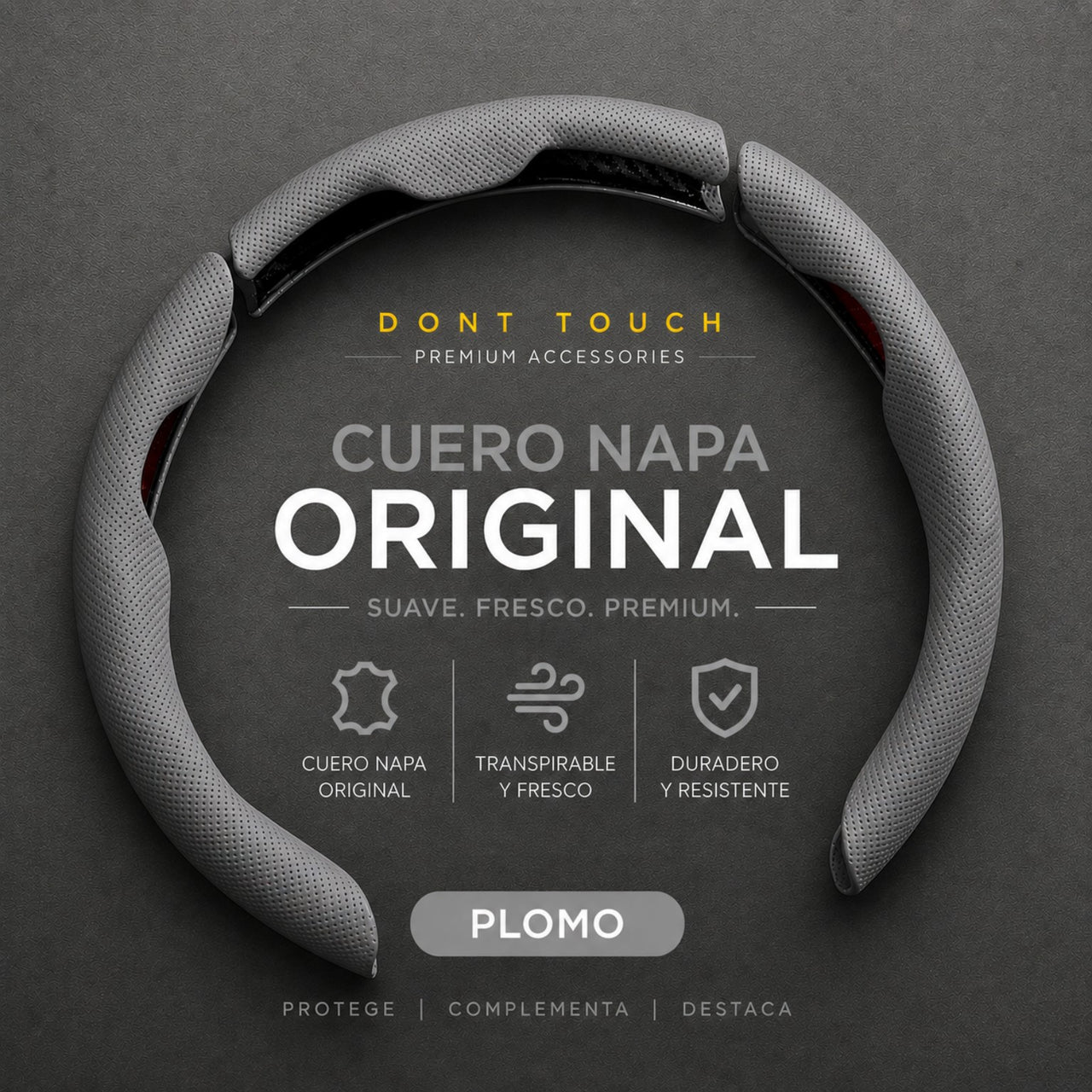 Funda Volante fibra carbon ABS premium