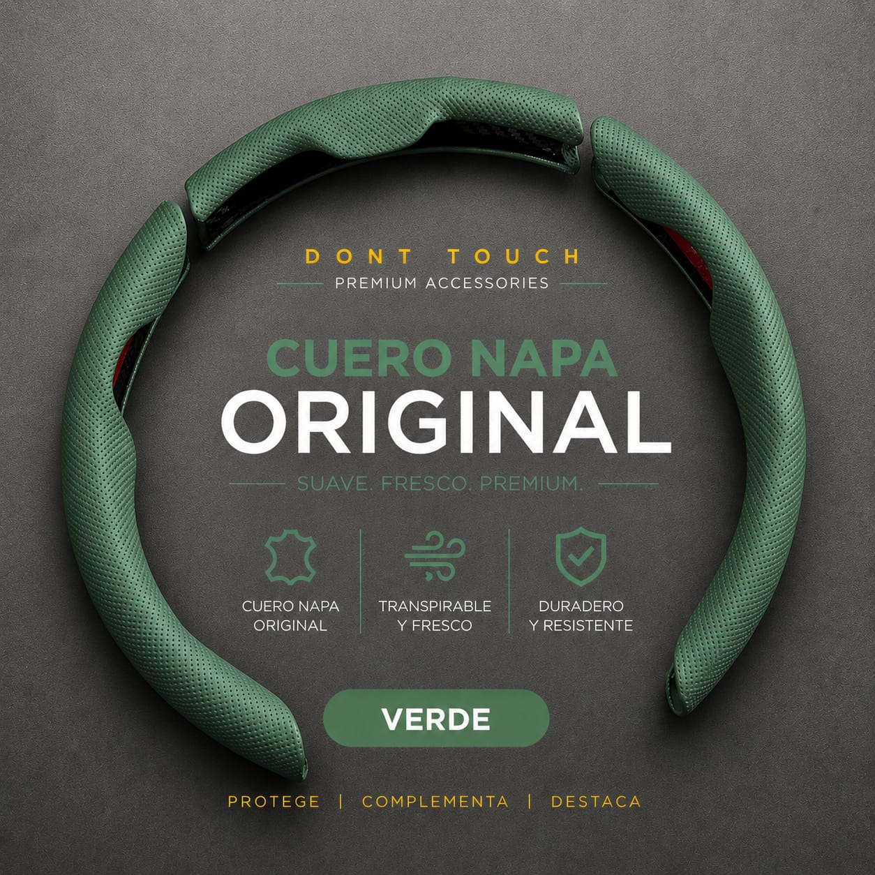 Funda Volante fibra carbon ABS premium