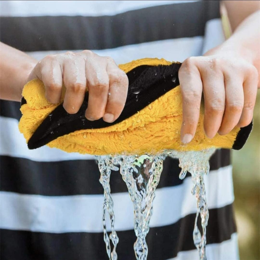 Toalla Lavado automático Microfibra Yelow