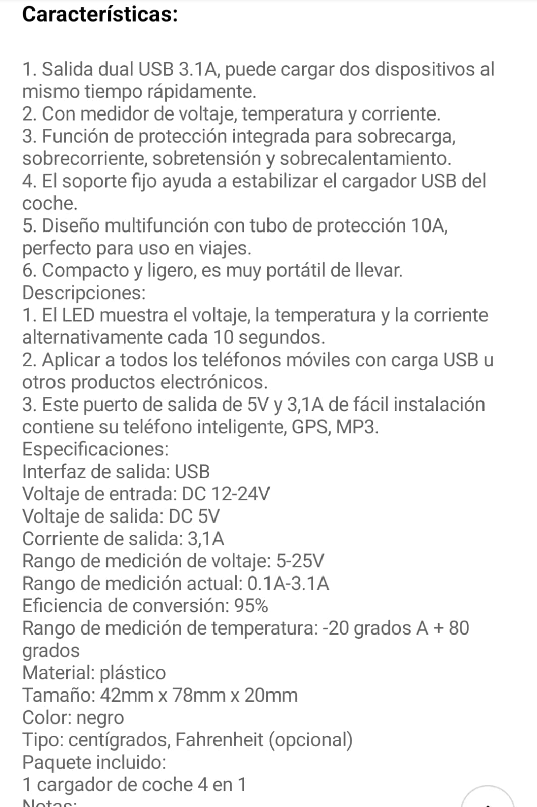 Cargador Smart
