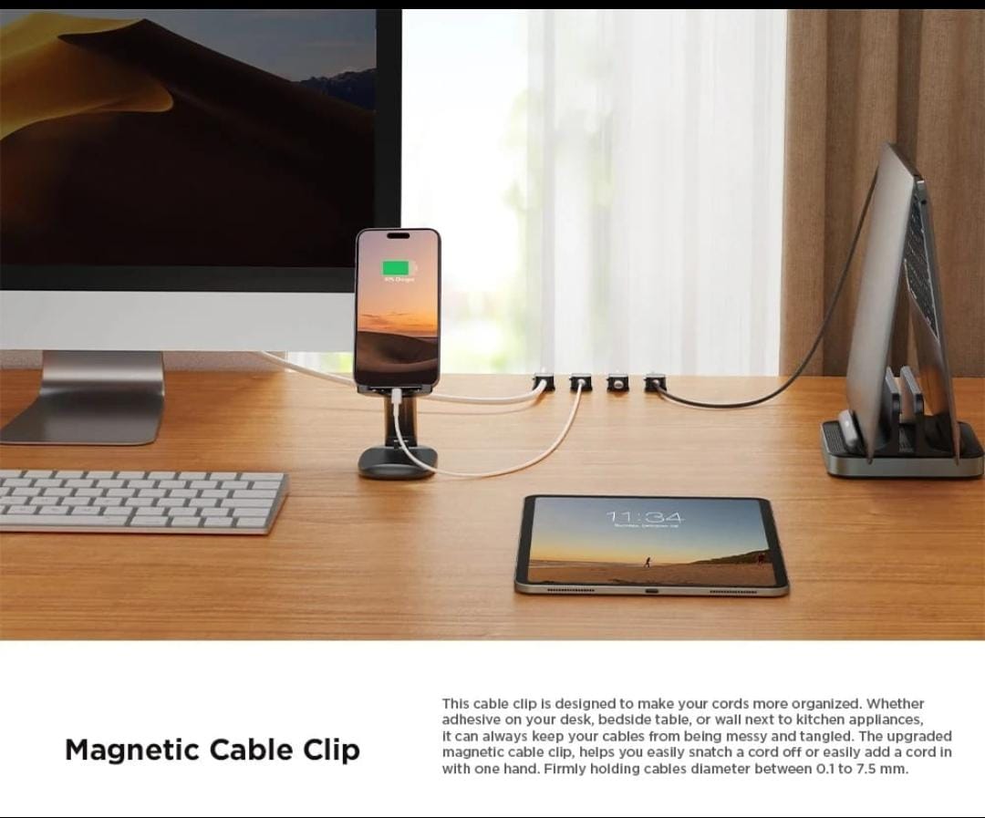 Soporte Cables 5 pzas