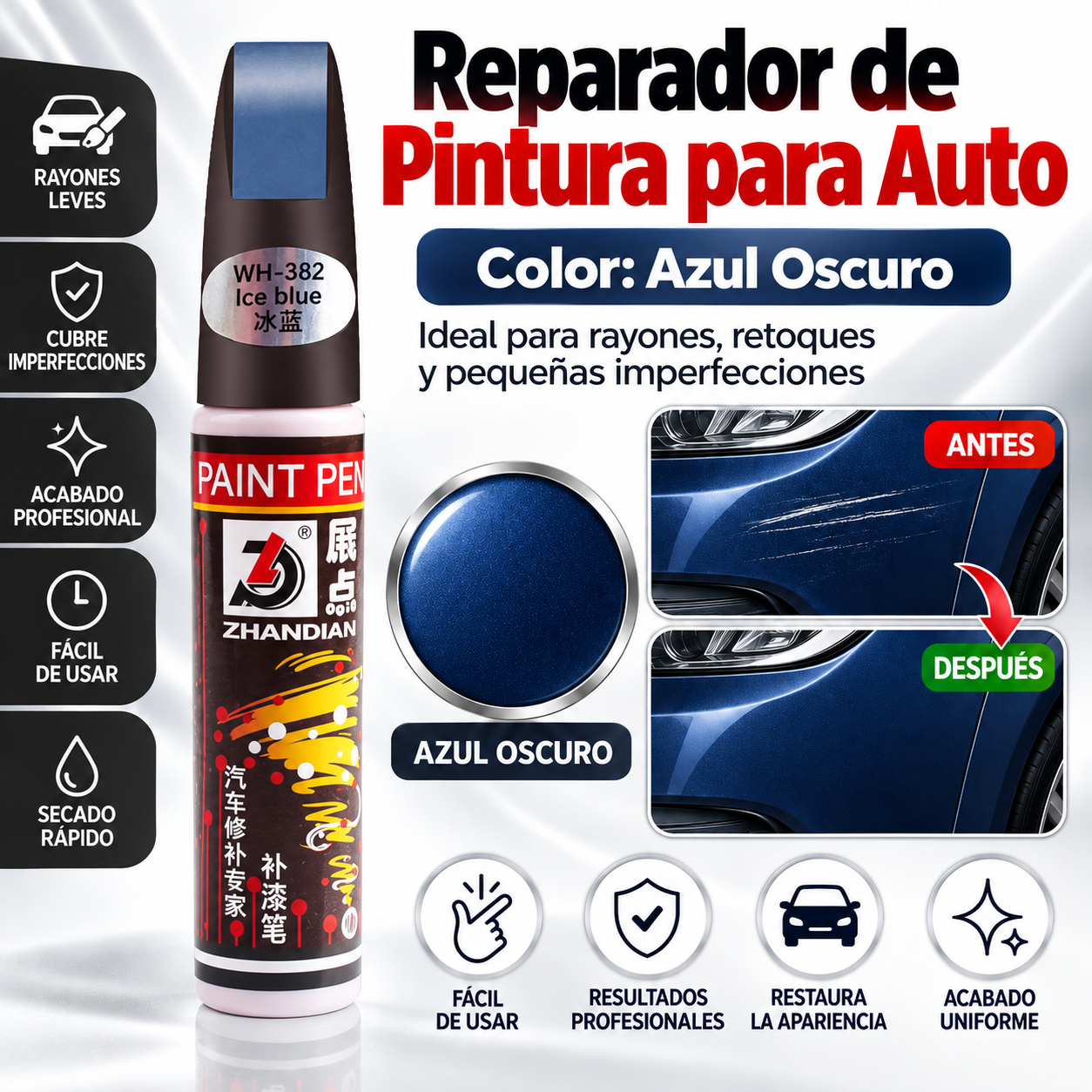 Reparacion de pintura resistente al agua