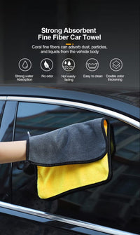 Toalla Lavado automático Microfibra Yelow