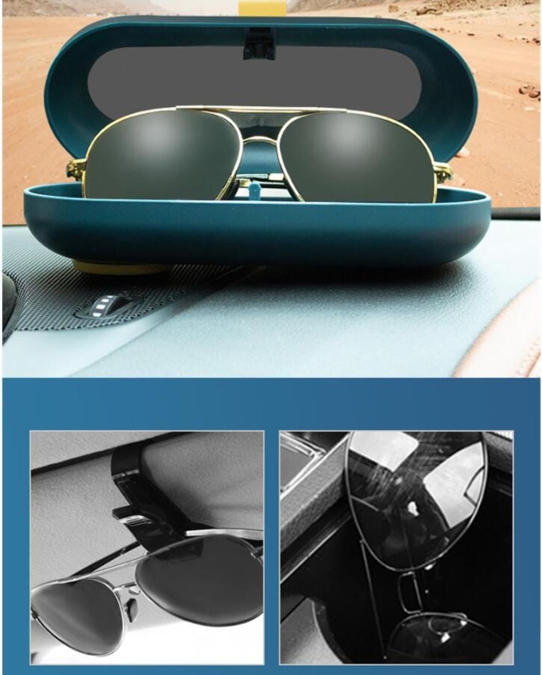 Caja soporte de gafas