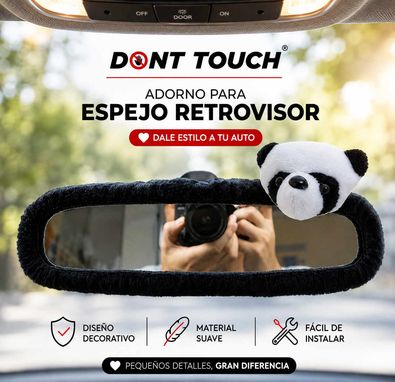 Protector Decorativo para Retrovisor de Auto