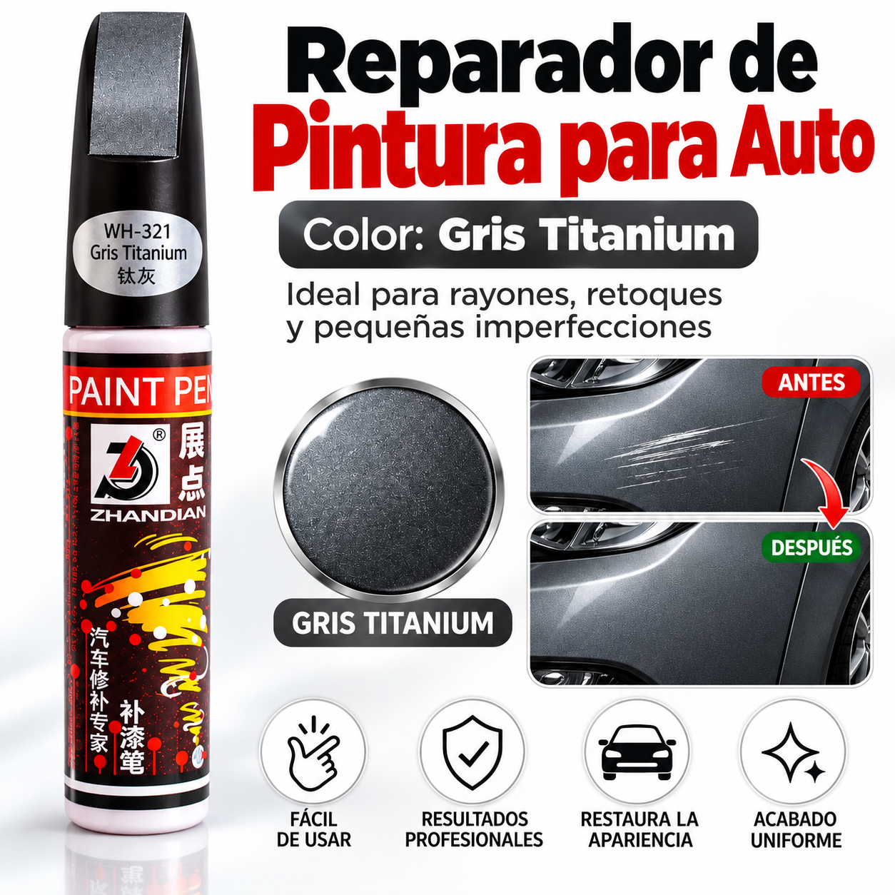 Reparacion de pintura resistente al agua