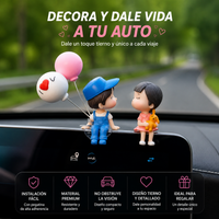Pareja con globo
