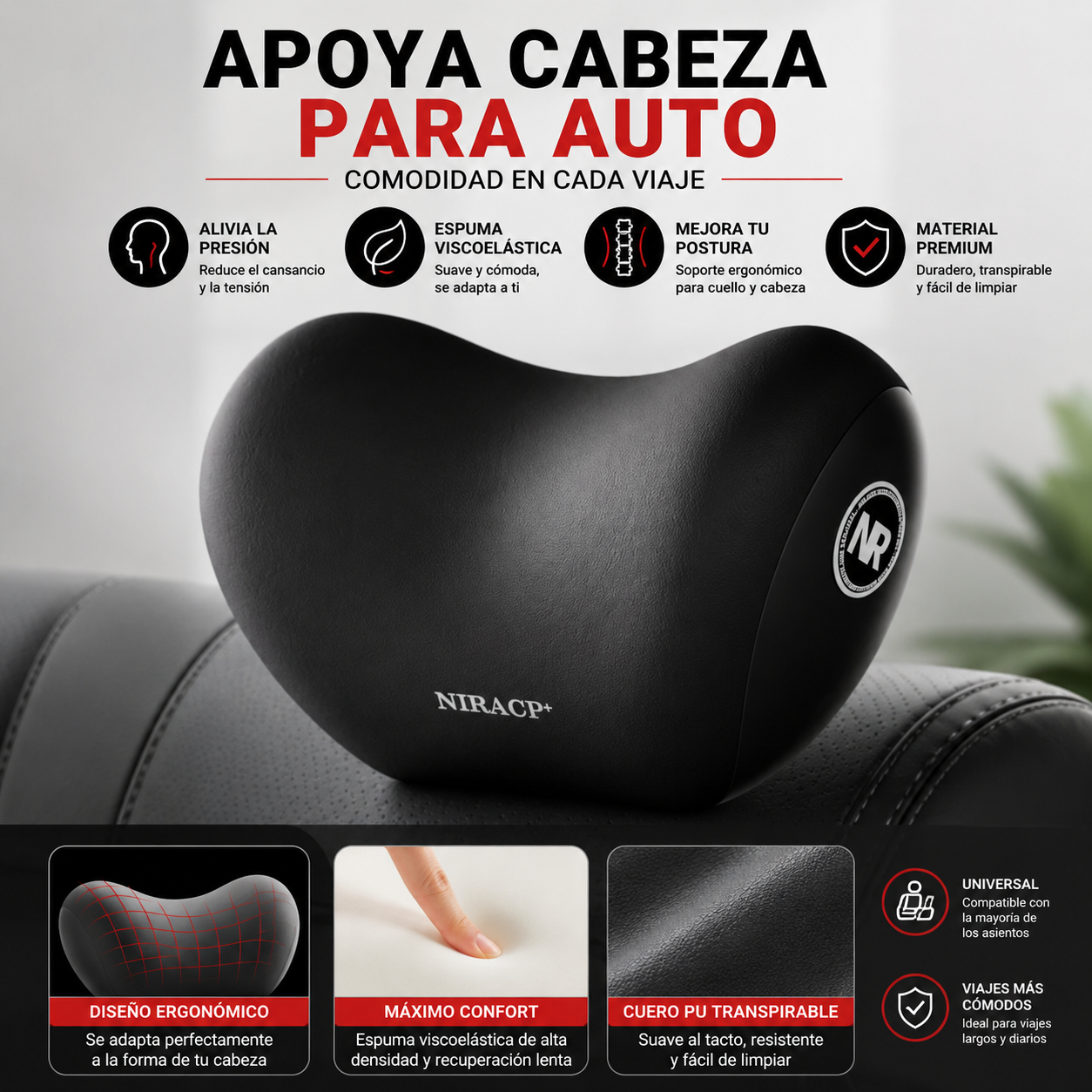 Cojín Cuello Asiento Almohadilla