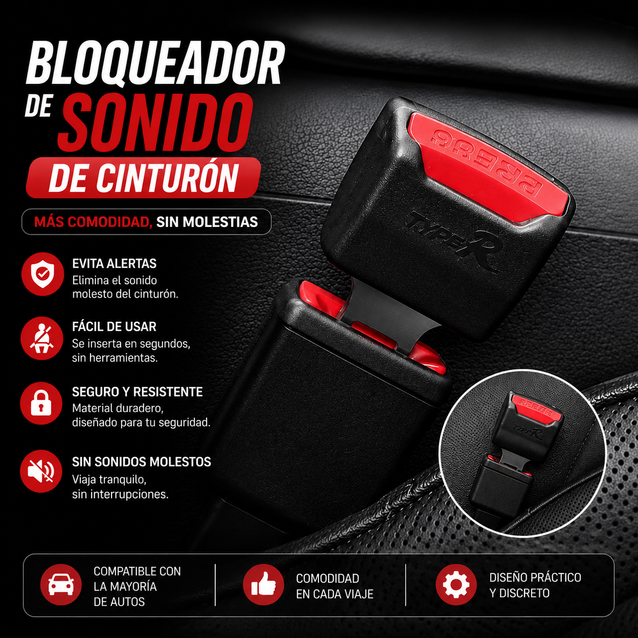 Bloqueador de sonido seguridad