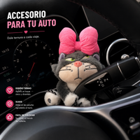 Adorno Peluche para Palanca de Auto – Diseño Tierno